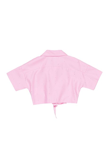 Camicia con nodo U+E' BY MISS GRANT | UE2169KROSA